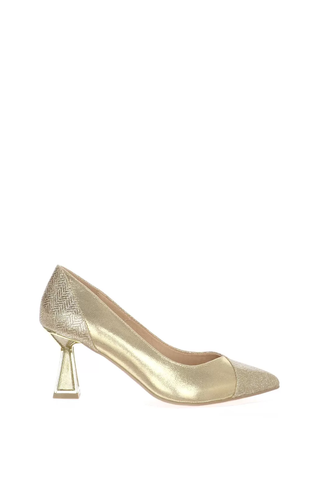 New Aescolapius Decollete In Tessuto Laminato E Glitter Menbur Donna Decollete E Slingback