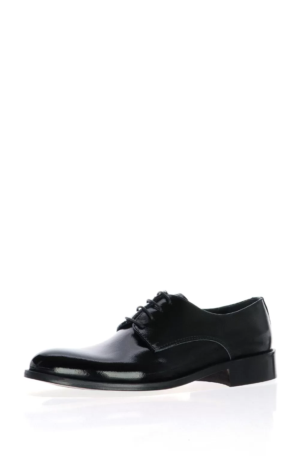 Outlet Allacciato Elegante In Vernice Saffiano Nero I Am & Accessories Uomo Scarpe Eleganti