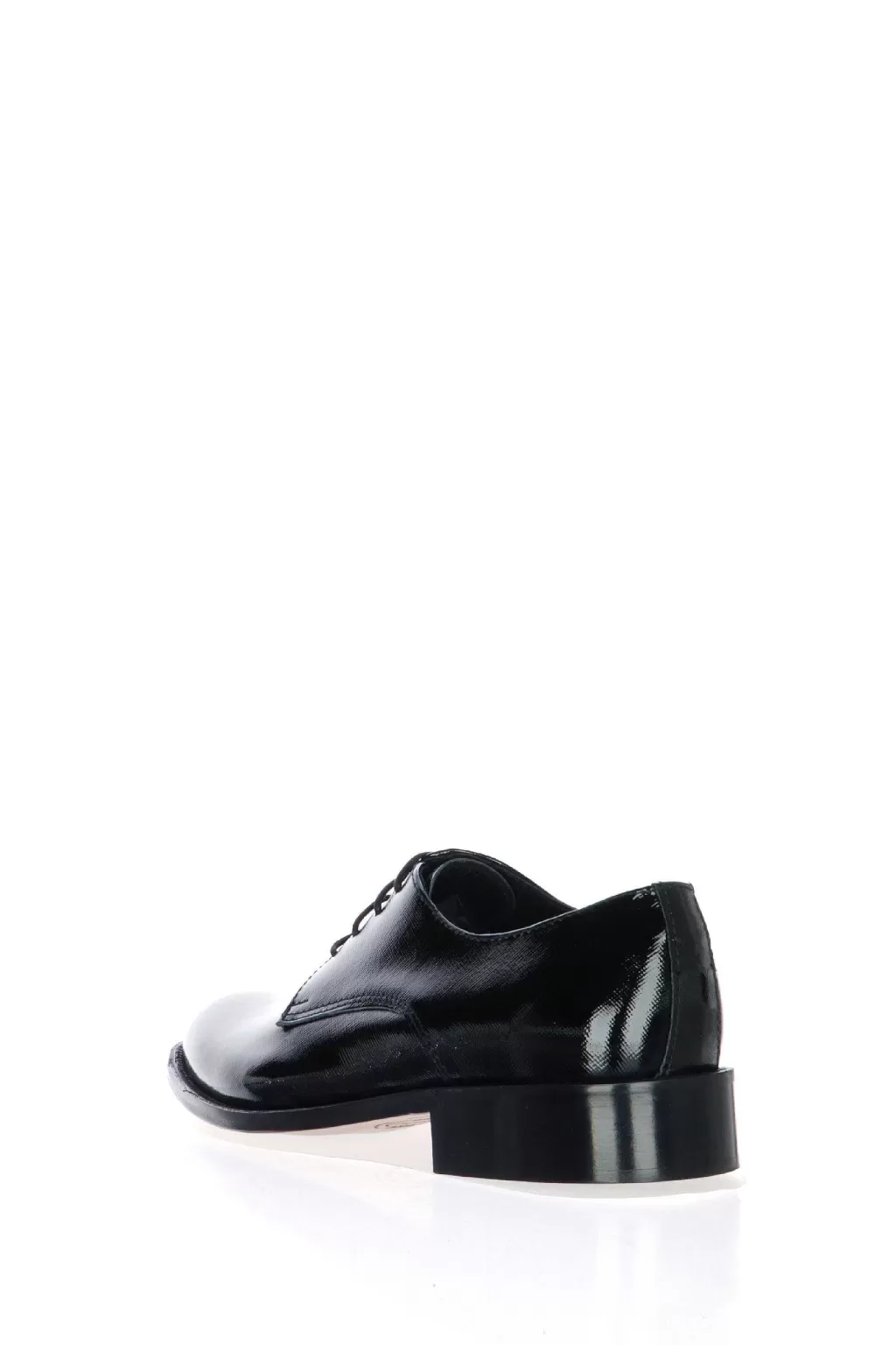 Outlet Allacciato Elegante In Vernice Saffiano Nero I Am & Accessories Uomo Scarpe Eleganti