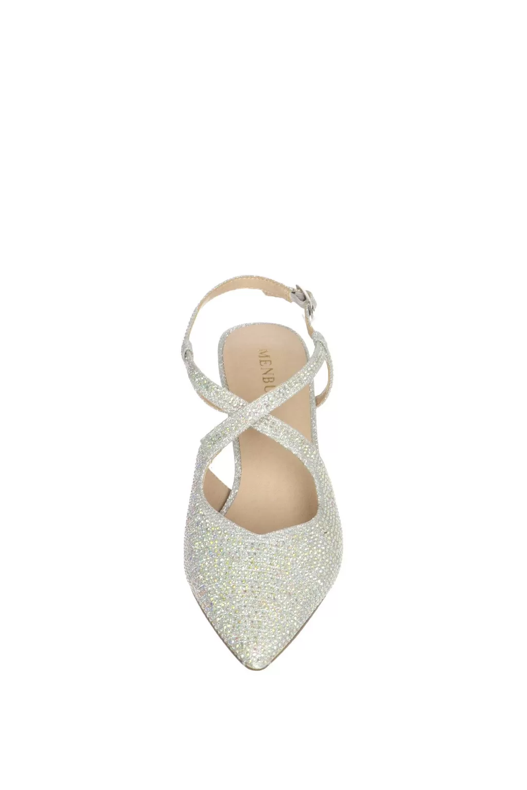 New Anubi Decollete Gioiello Argento Con Incrocio Menbur Donna Decollete E Slingback