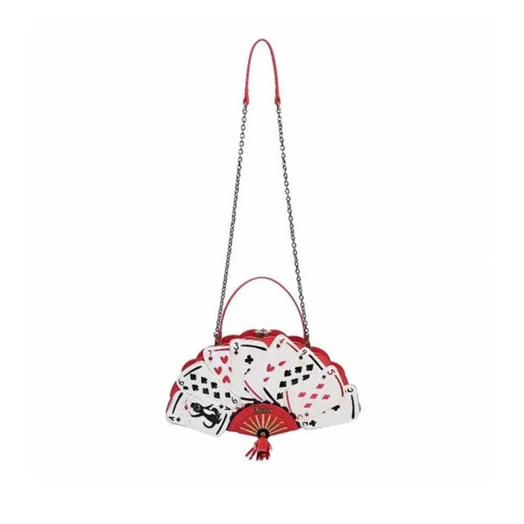 Shop Borsa A Forma Di Ventaglio House Of Cards Magic Shop Vendula London. Accessori Donna