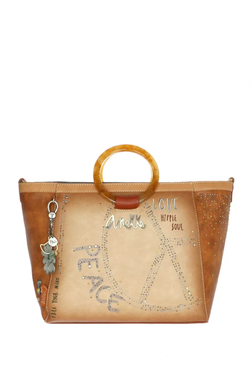 Best Sale Borsa A Tracolla Con Manici Rotondi A Fiori Anekke Accessori Donna