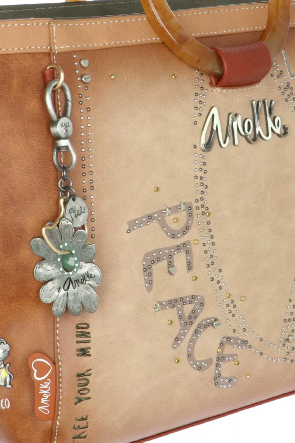 Best Sale Borsa A Tracolla Con Manici Rotondi A Fiori Anekke Accessori Donna