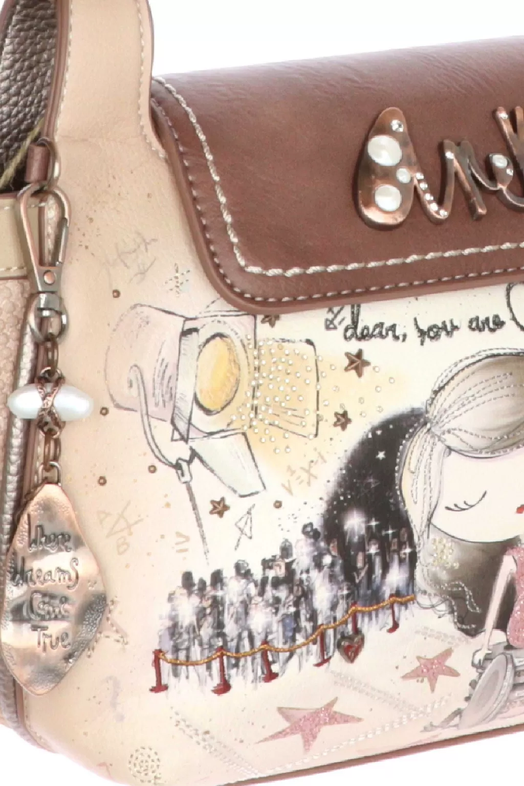 Sale Borsa A Tracolla Hollywood Con Manico In Metallo Anekke Accessori Donna