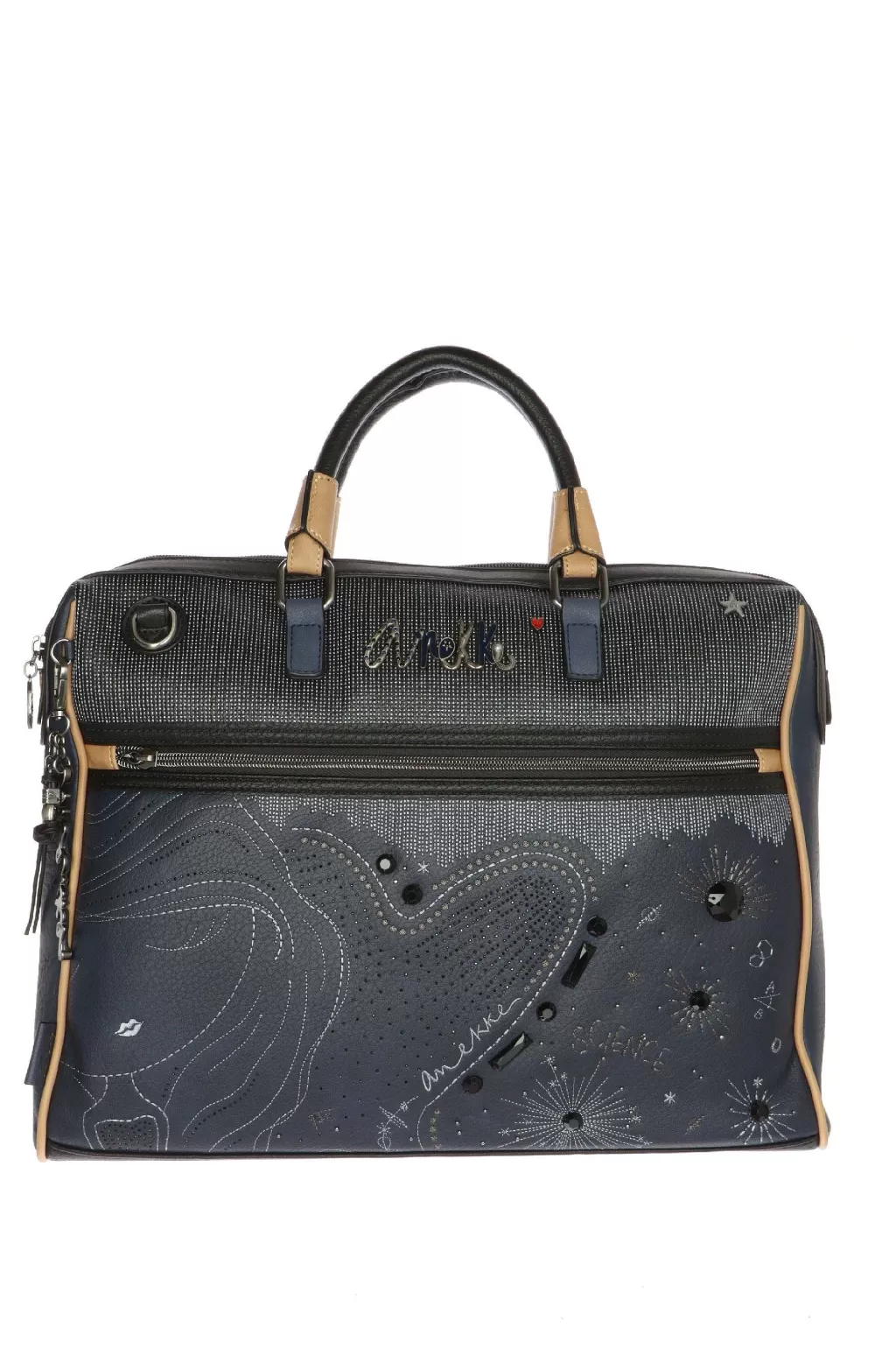 Shop Borsa Lavoto Navy Blue Briefcase Anekke Accessori Donna