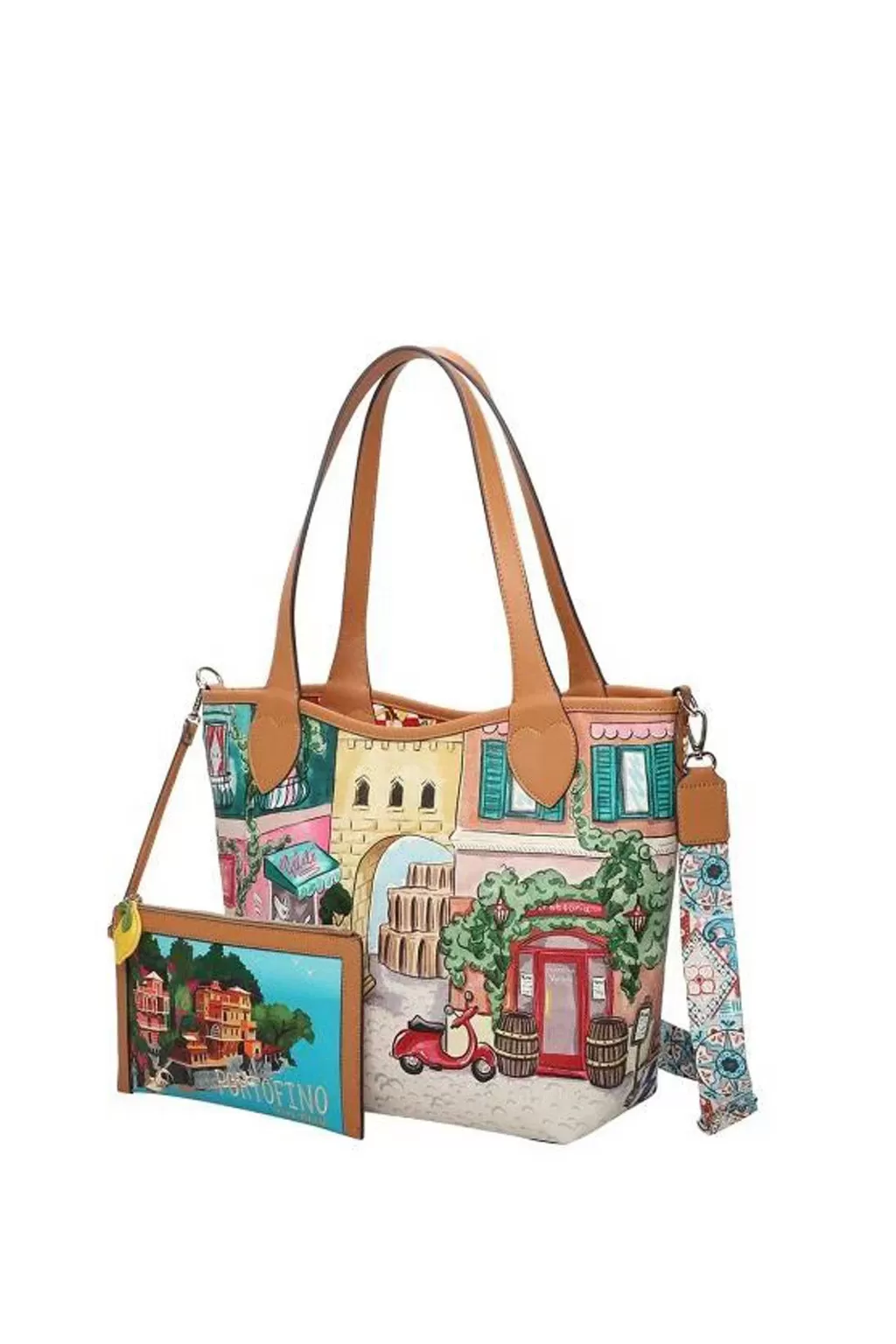 Outlet Borsa Tote Reversibile Viva Italia Postcard Vendula London Accessori Donna
