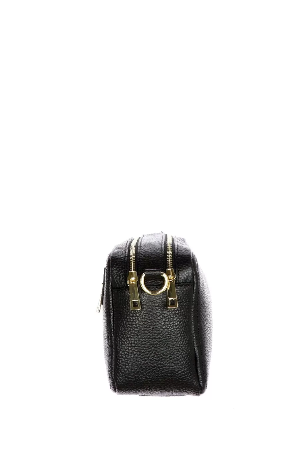 Best Sale Borsa Tracolla Doppia Cerniera Vera Pelle Made In Italy Accessori Donna