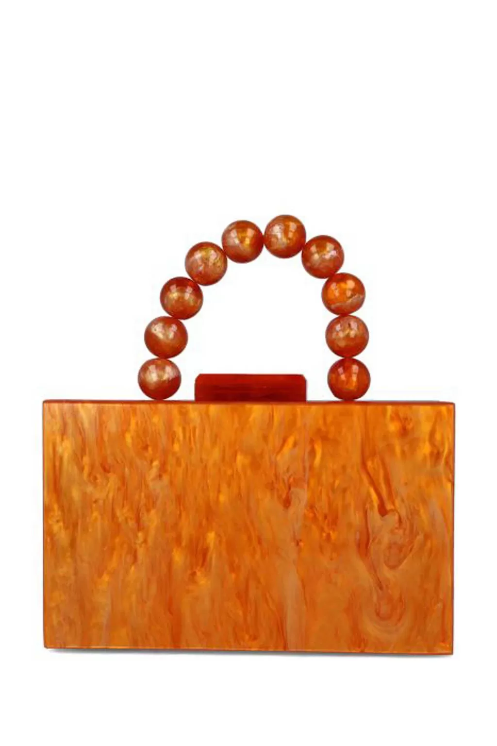 Best Borsetta In Osso Con Manico Arancione E Fuxia Menbur Cerimonia Cerimonia Donna