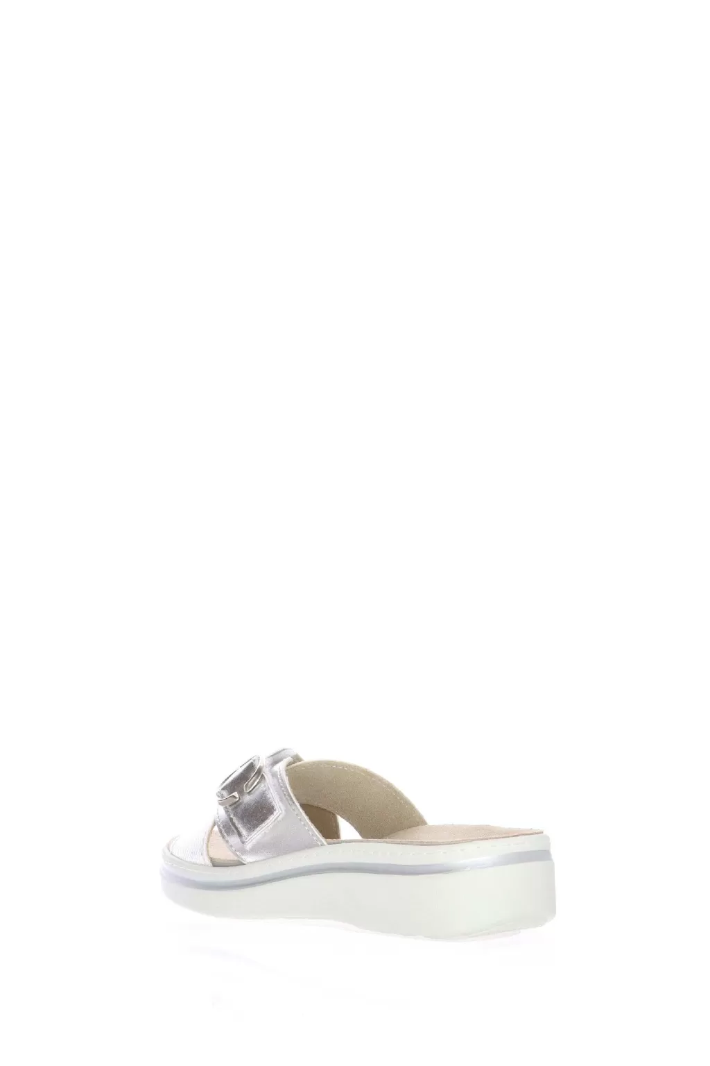New Ciabatta Con Plantare Estaribile Platino E Oro Cinzia Soft Donna Pantofole E Ciabatte