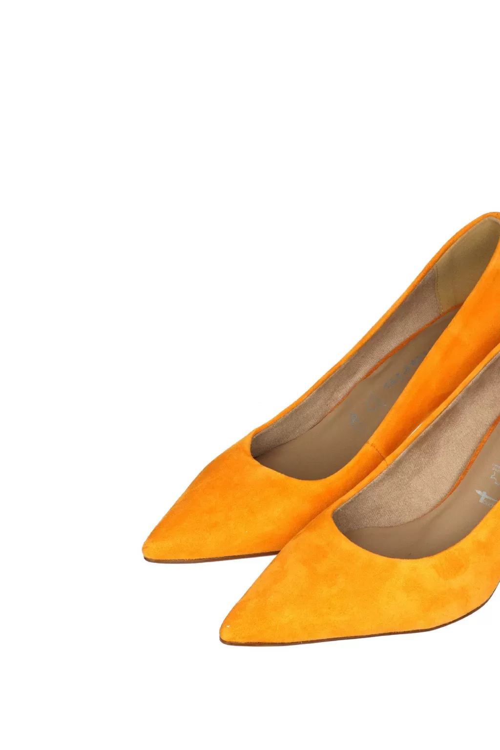 Clearance Decollete Colorato Tamaris In Camoscio Donna Decollete E Slingback