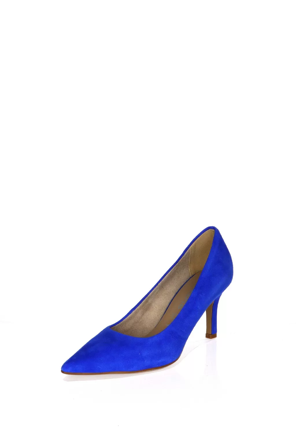 Clearance Decollete Colorato Tamaris In Camoscio Donna Decollete E Slingback
