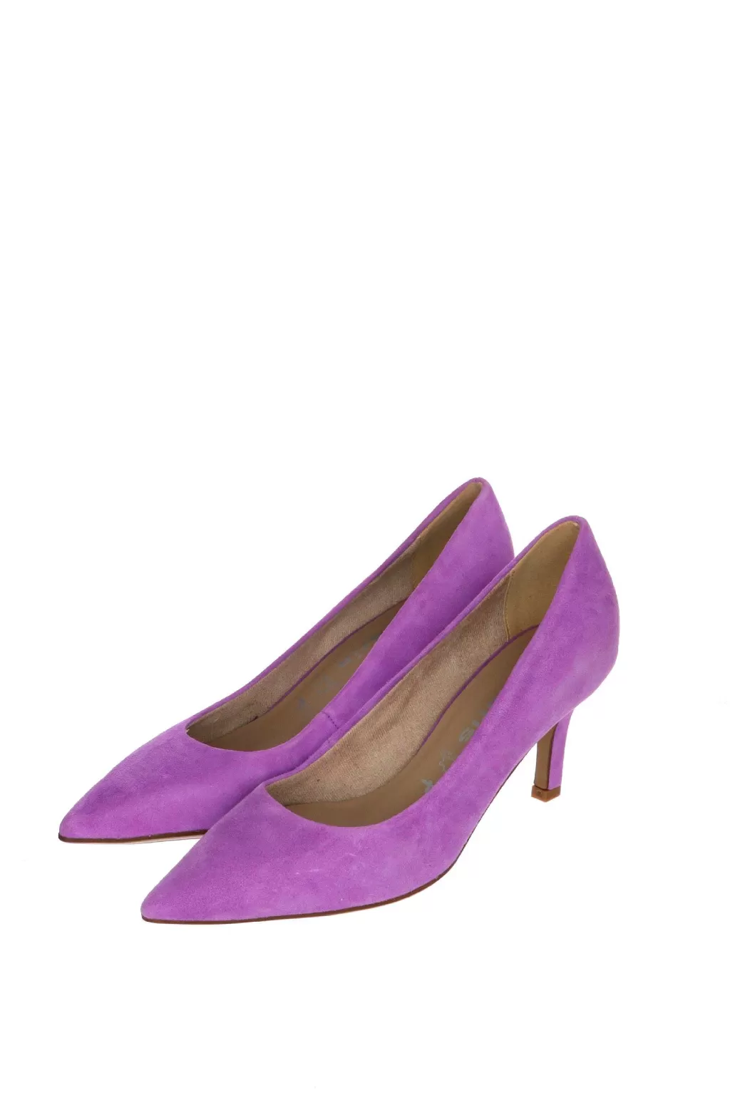 Clearance Decollete Colorato Tamaris In Camoscio Donna Decollete E Slingback
