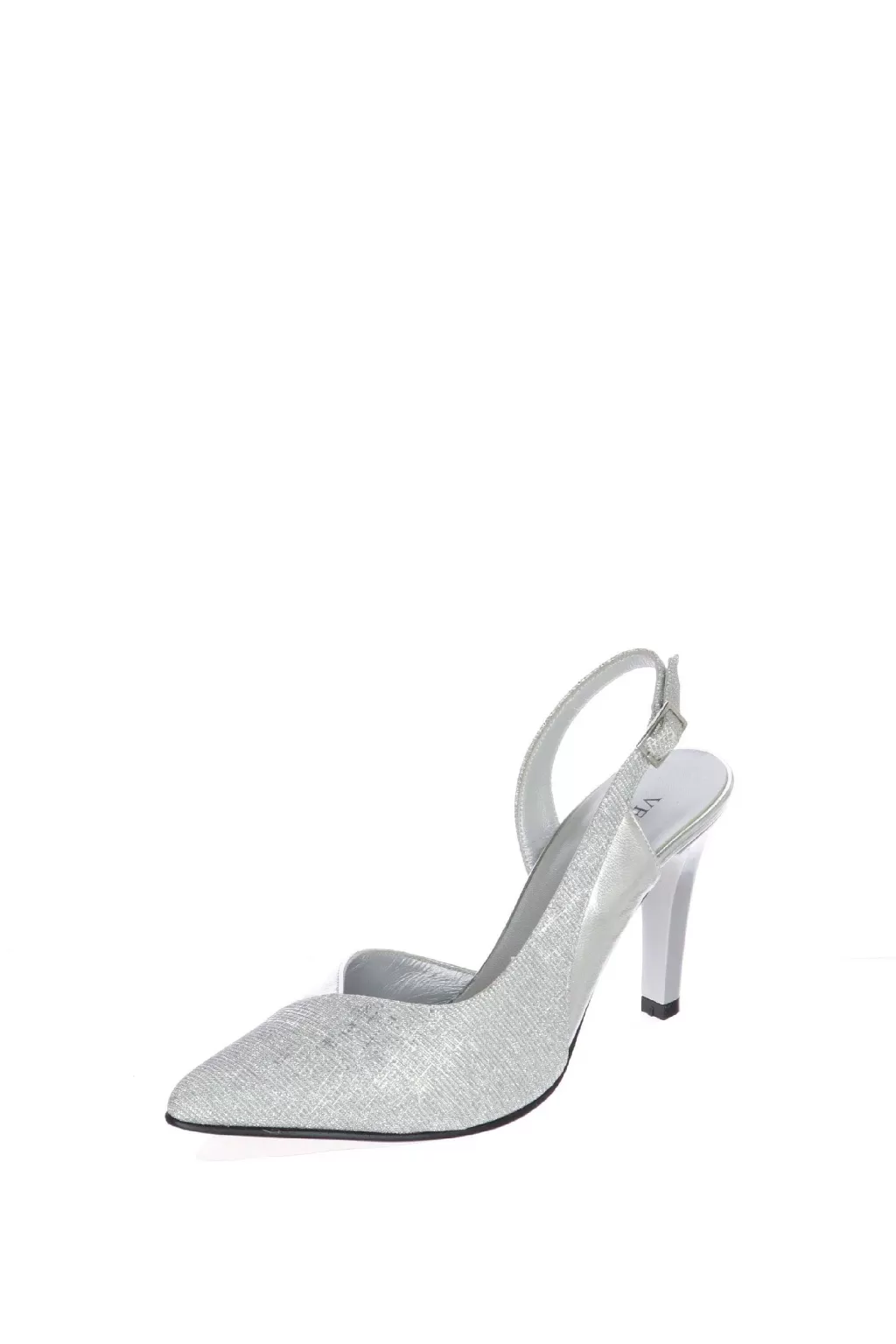 Best Decollete Elegante Aperto Al Tallone, Blu O Argento, Soffice Sogno E21560 Donna Decollete E Slingback