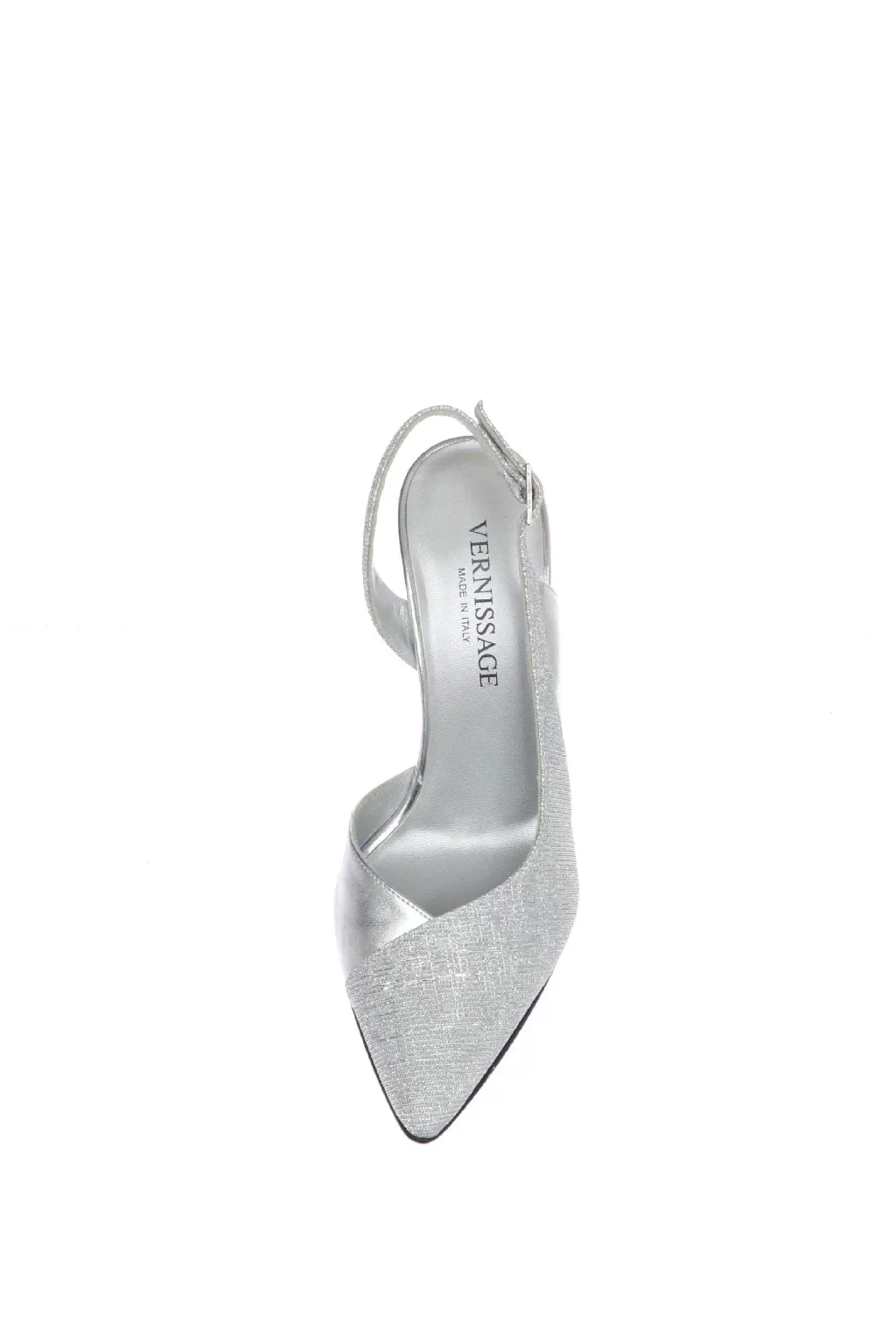 Best Decollete Elegante Aperto Al Tallone, Blu O Argento, Soffice Sogno E21560 Donna Decollete E Slingback