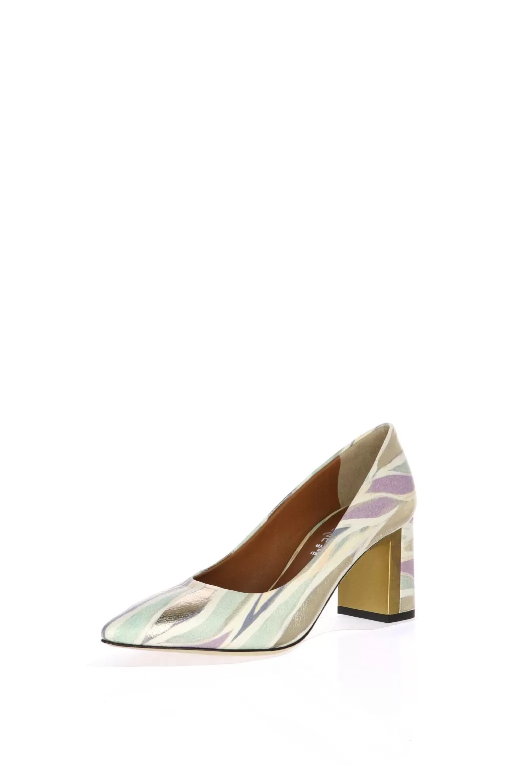 New Decollete In Pelle Stampata Vari Colori Legazzelle Donna Decollete E Slingback