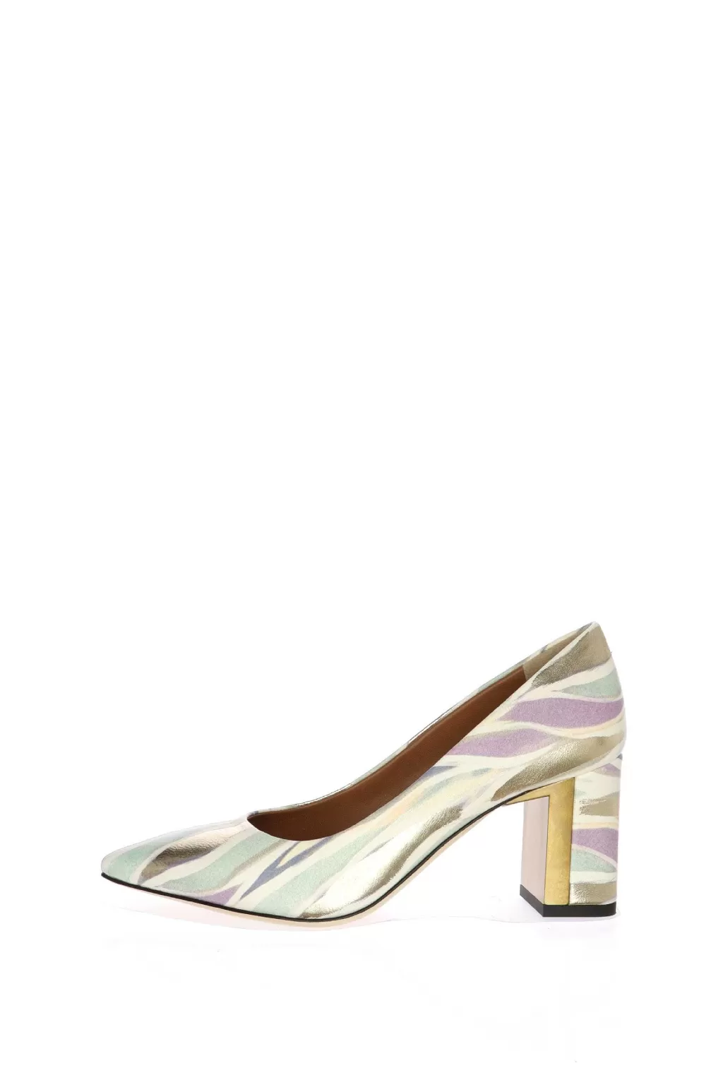 New Decollete In Pelle Stampata Vari Colori Legazzelle Donna Decollete E Slingback