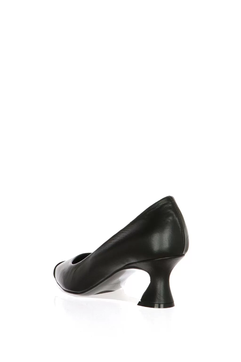 Fashion Decollete Nero In Pelle Punta Acciaio Dal 33 Al 43 Donna Decollete E Slingback