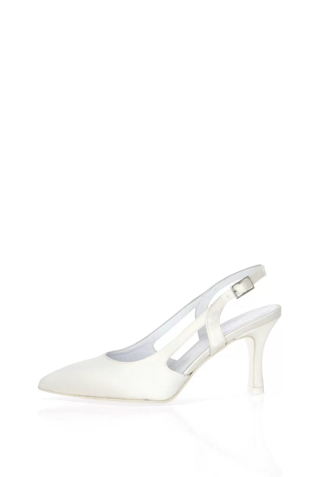 Outlet Decollete Sposa Aperto Al Tallone Bianco Seta Chiara Firenze Sposa Decollete E Slingback