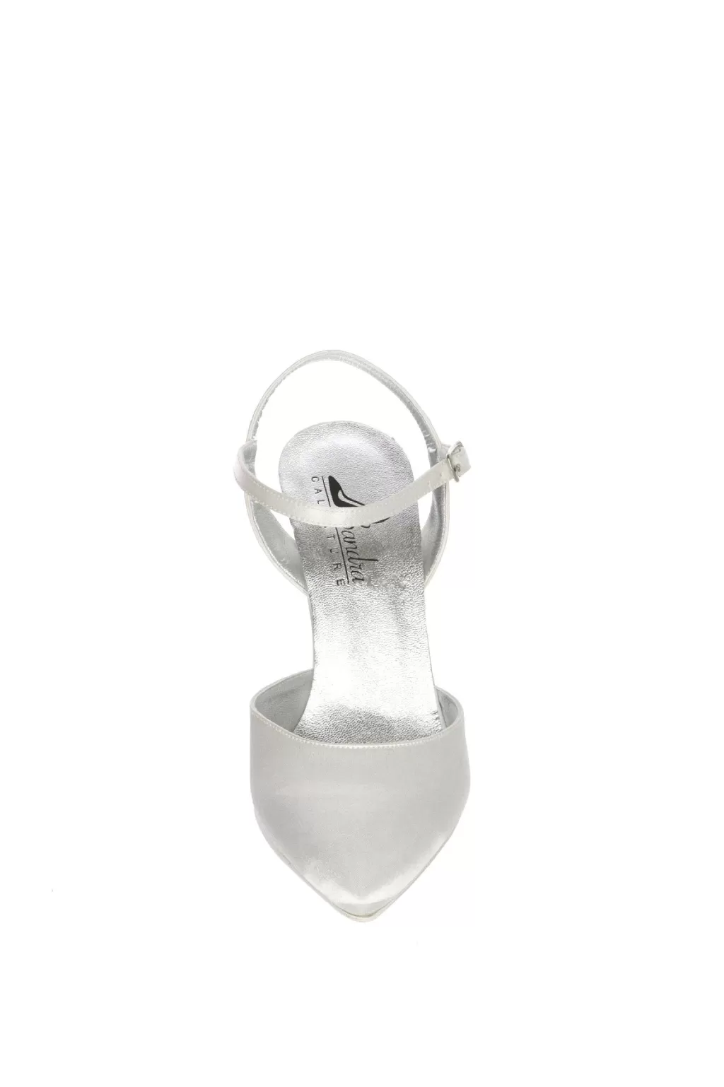 Hot Decollete Sposa In Raso Bianco Seta Con Cinturino A Caviglia Sposa Decollete E Slingback