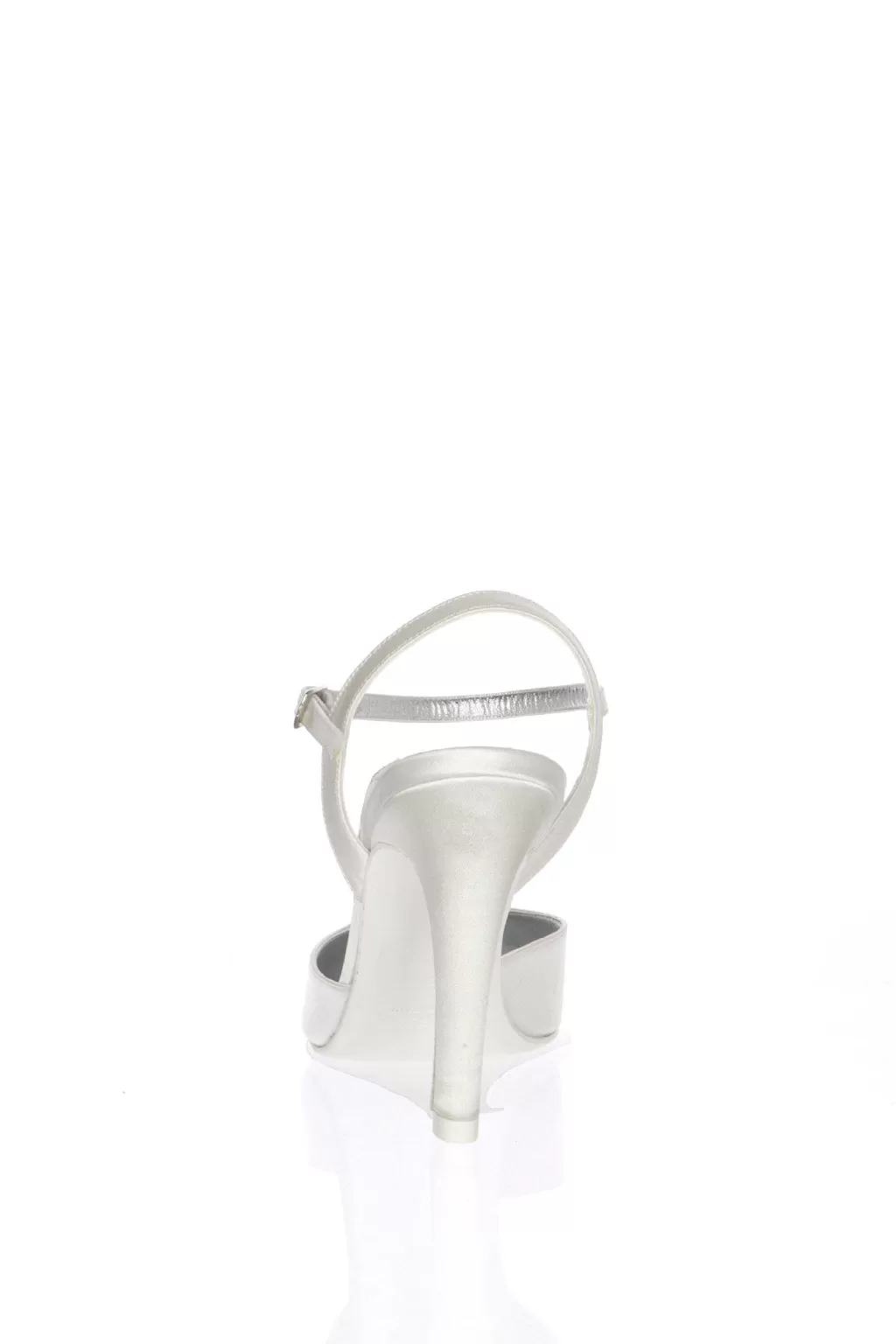 Hot Decollete Sposa In Raso Bianco Seta Con Cinturino A Caviglia Sposa Decollete E Slingback