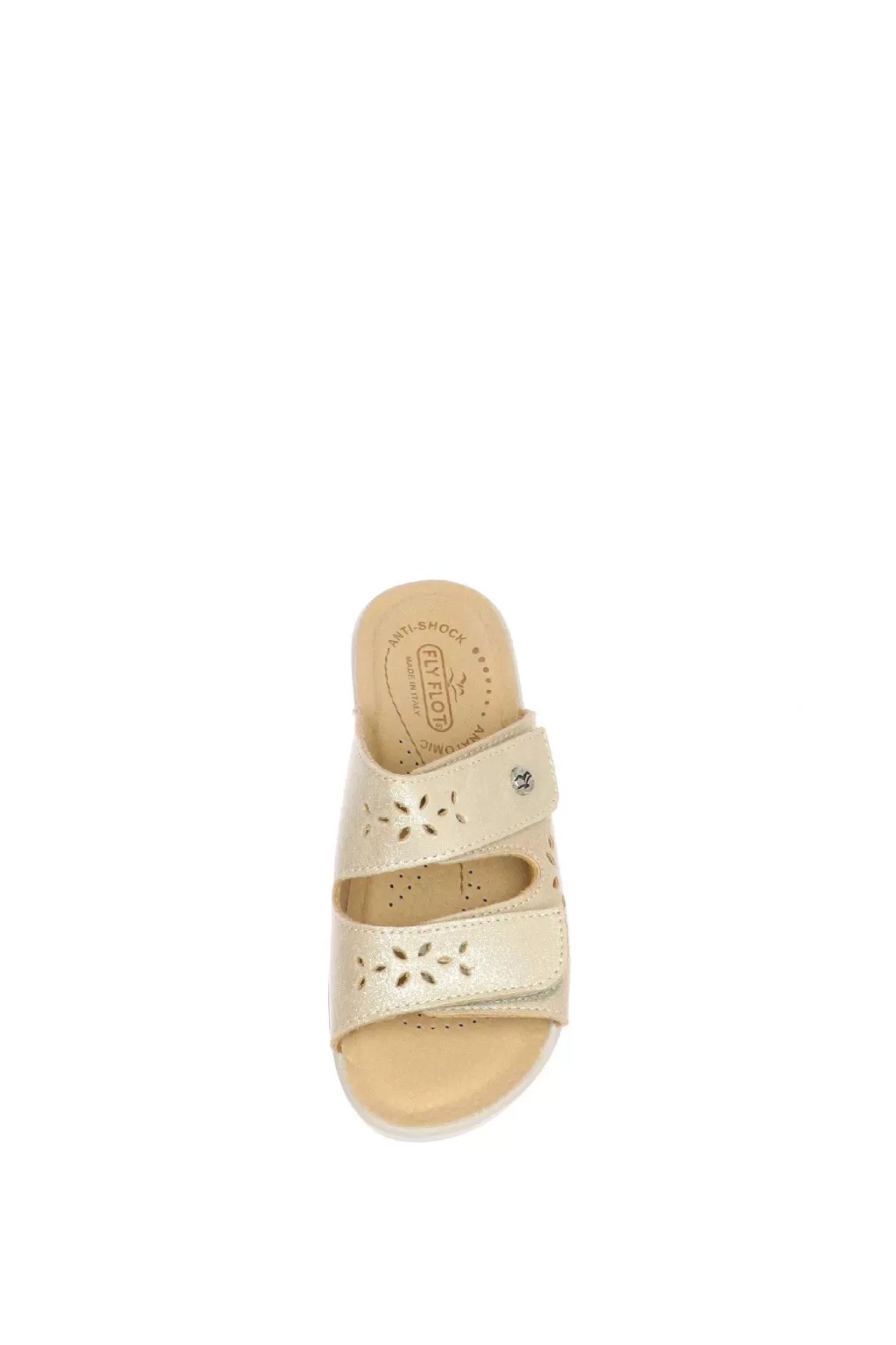 Online Pantofola Donna Con Fasce Regolabili Sottopiede In Pelle Fly Flot Donna Pantofole E Ciabatte