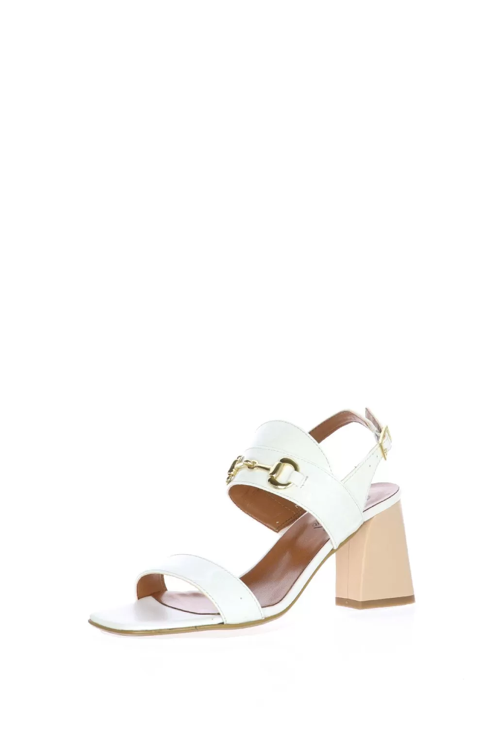 Discount Sandalo Due Fasce Nero O Bianco Con Accessorio Catena Cinzia Soft Donna Sandali E Sabot