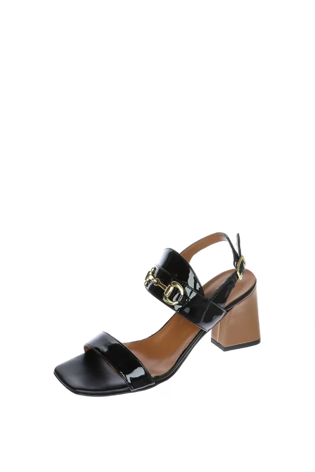 Discount Sandalo Due Fasce Nero O Bianco Con Accessorio Catena Cinzia Soft Donna Sandali E Sabot