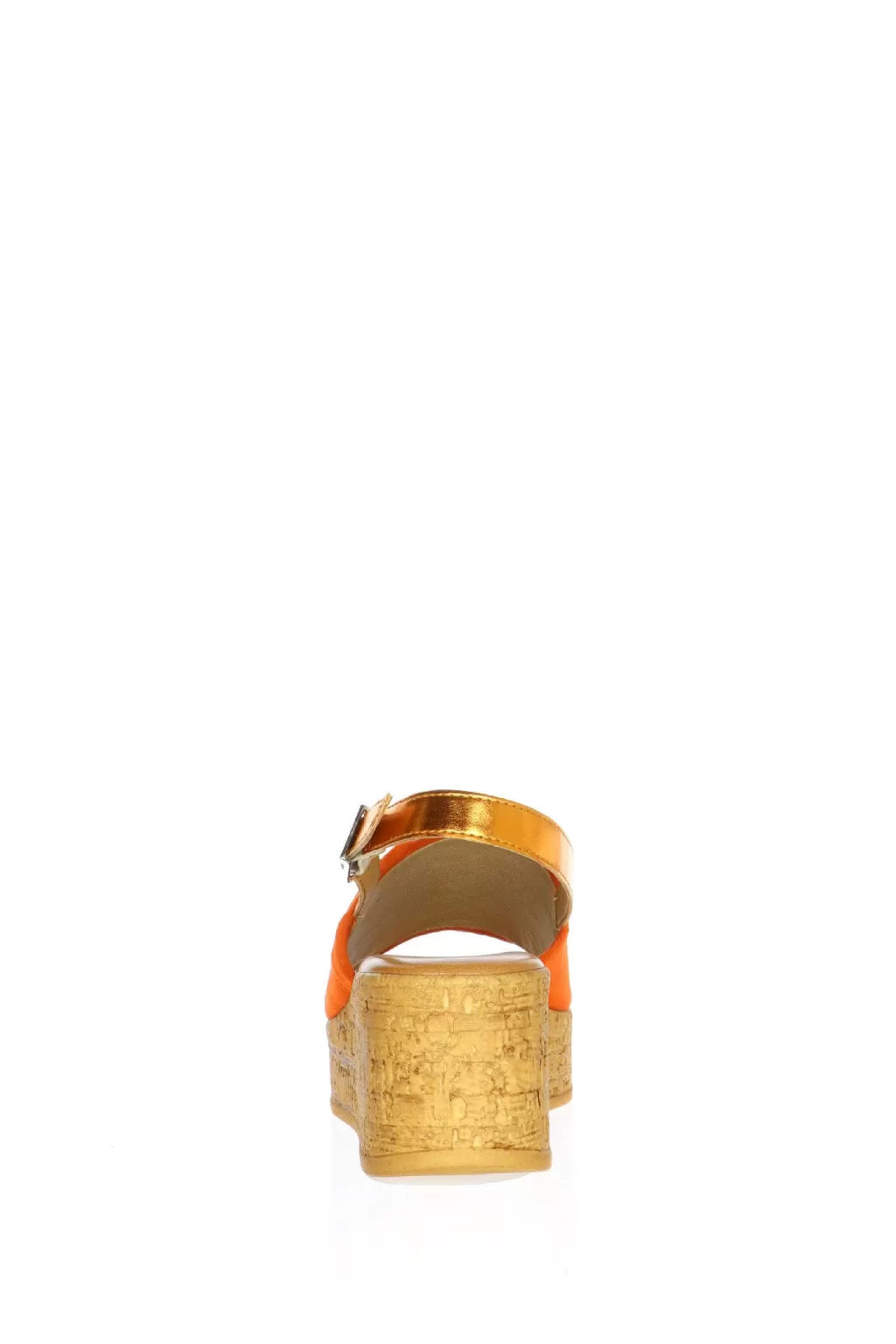 Best Sandalo Fascione Arancio Con Zeppa Tamaris Donna Sandali E Sabot