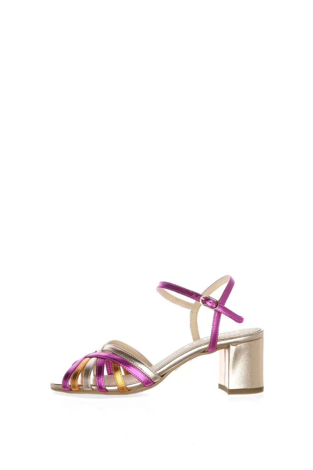 Clearance Sandalo In Pelle Colorata Intrecciata Cinzia Soft Donna Sandali E Sabot