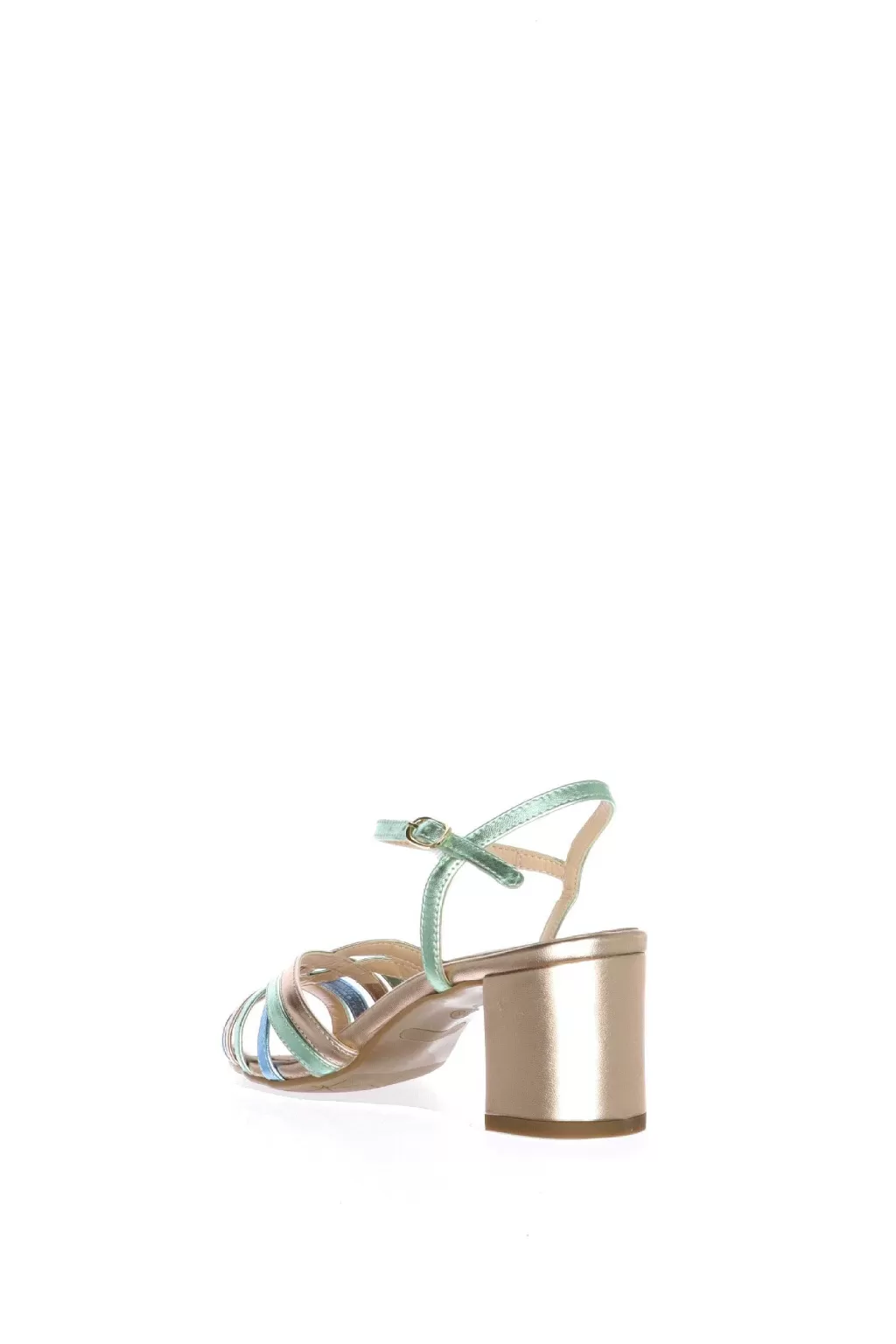 Clearance Sandalo In Pelle Colorata Intrecciata Cinzia Soft Donna Sandali E Sabot