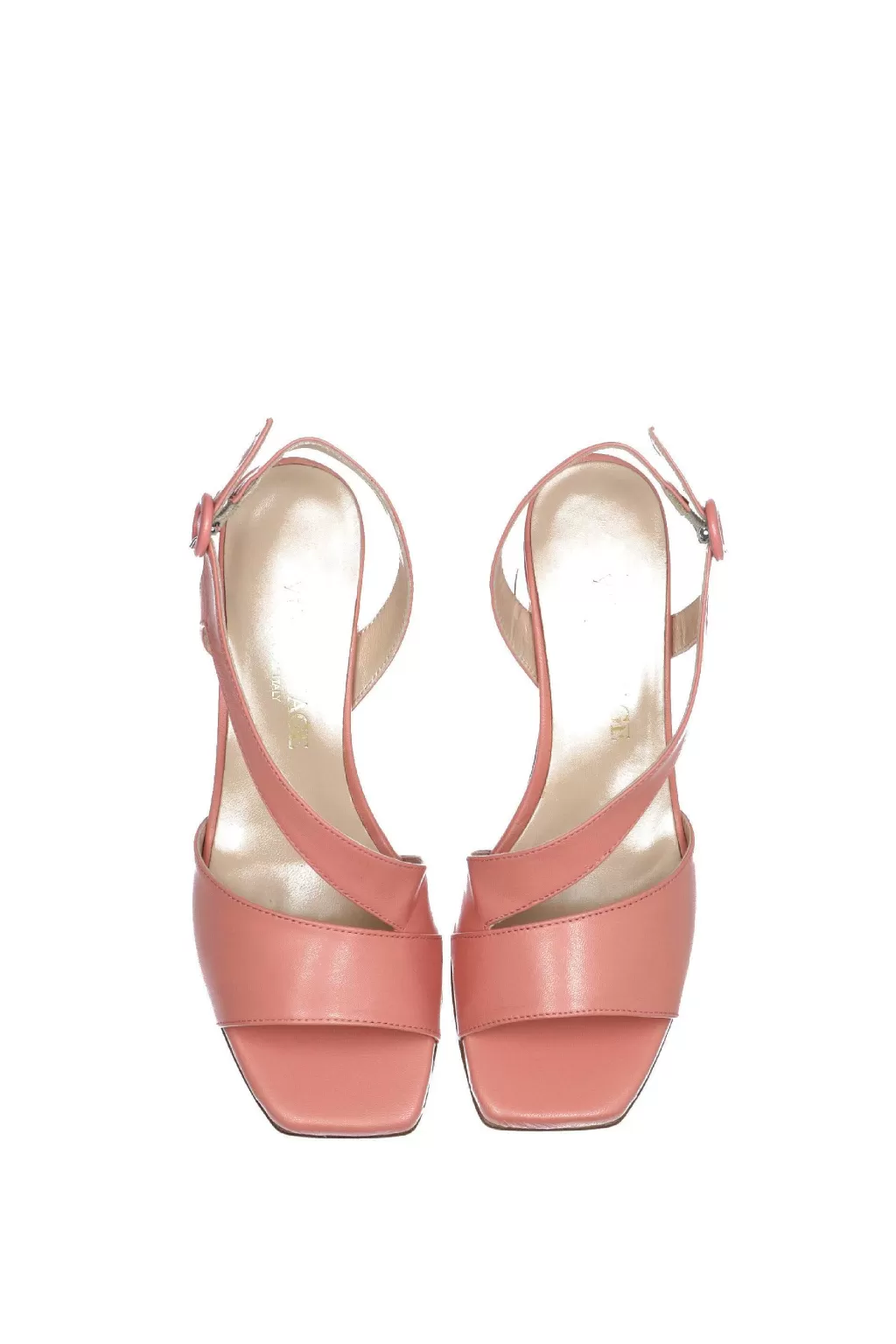 Hot Sandalo In Pelle Corallo O Blu By Soffice Sogno Donna Sandali E Sabot
