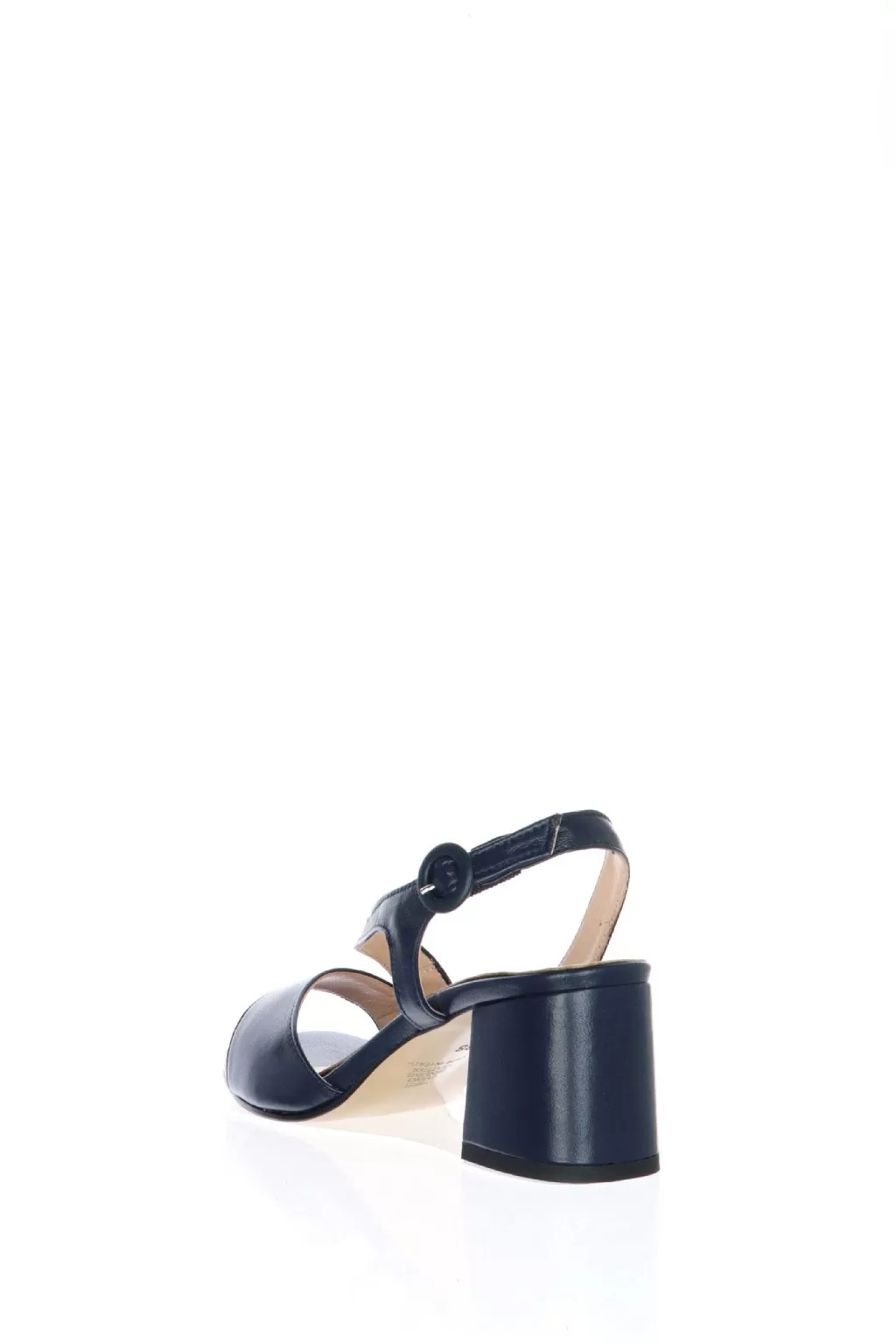 Hot Sandalo In Pelle Corallo O Blu By Soffice Sogno Donna Sandali E Sabot