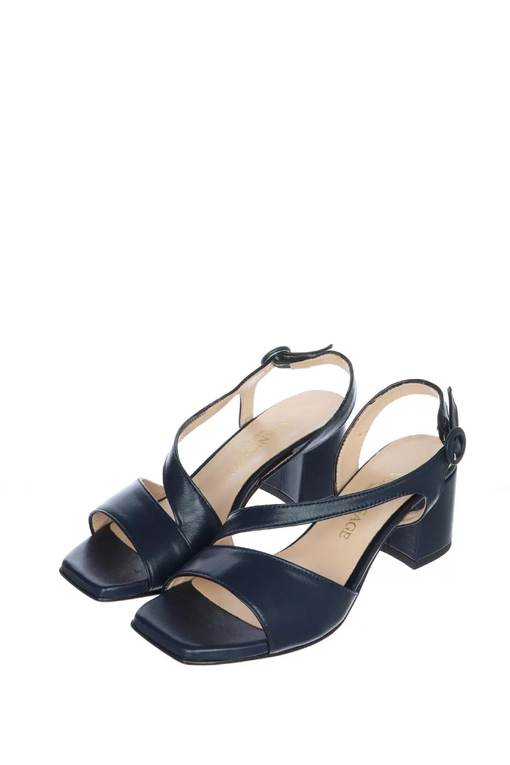 Hot Sandalo In Pelle Corallo O Blu By Soffice Sogno Donna Sandali E Sabot