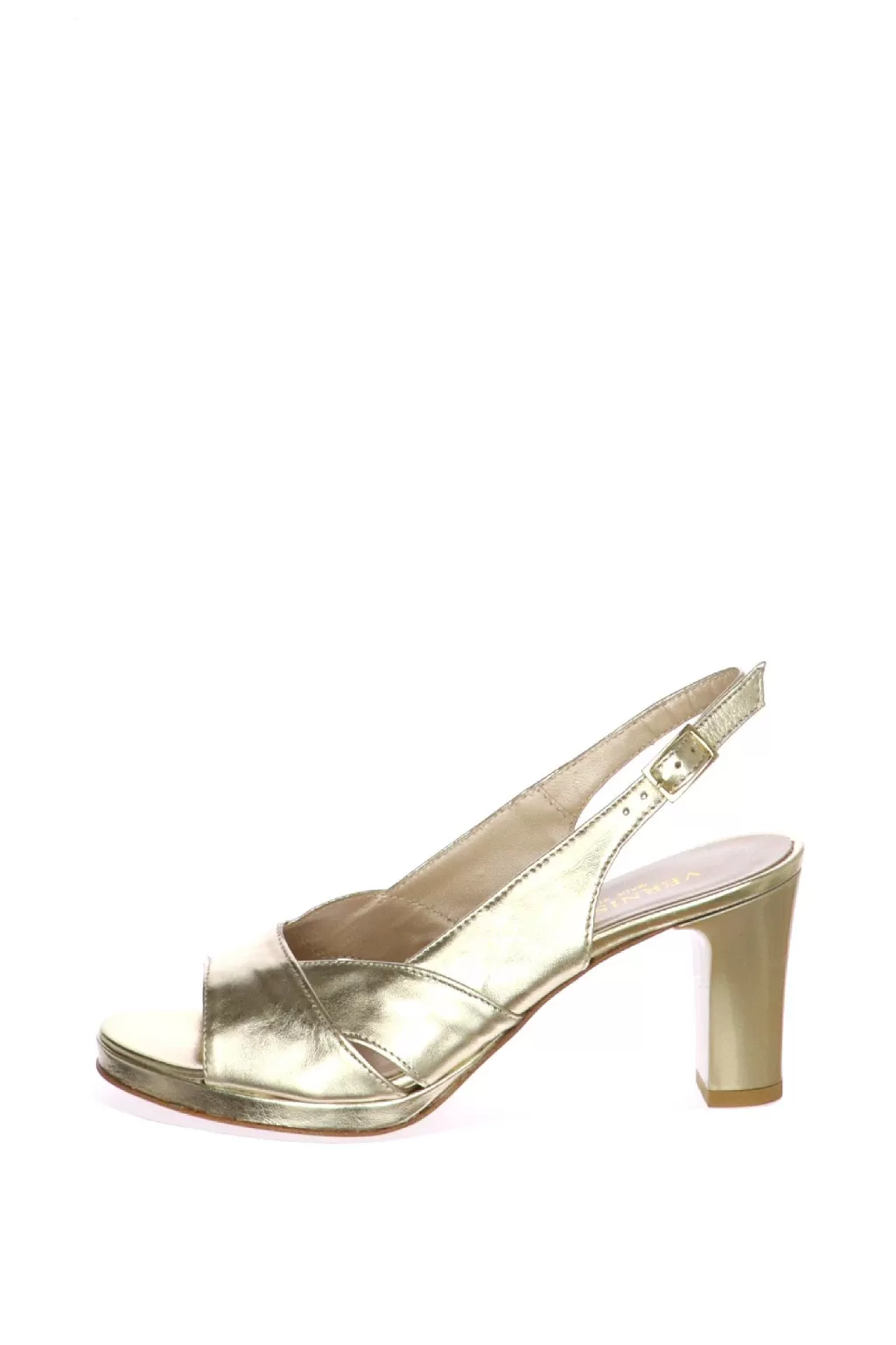 Sale Sandalo In Pelle E Glitter Con Tacco Medio Soffice Sogno Donna Sandali E Sabot