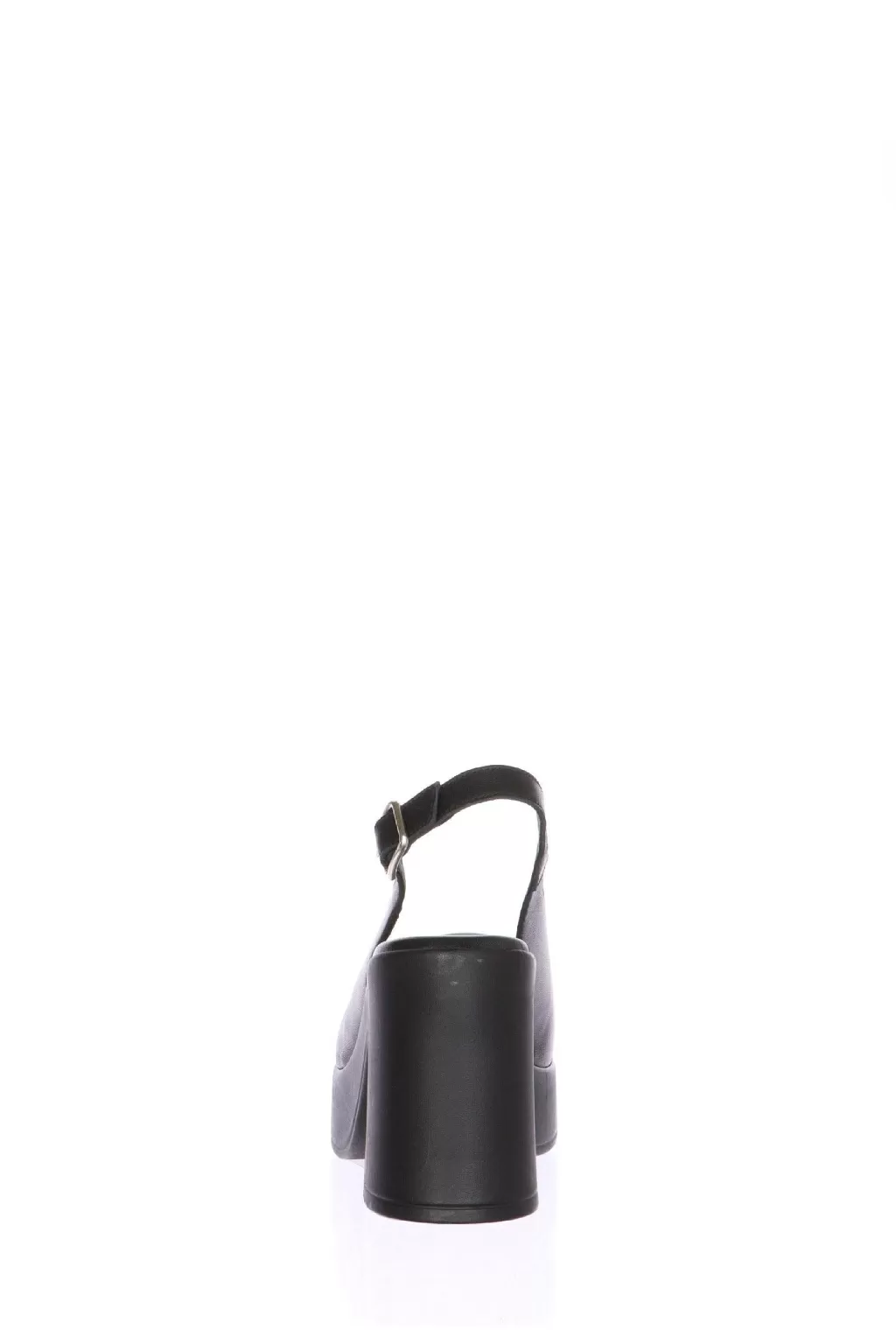 Shop Sandalo In Pelle Nero Con Tacco Largo Dorking By Fluchos Donna Sandali E Sabot