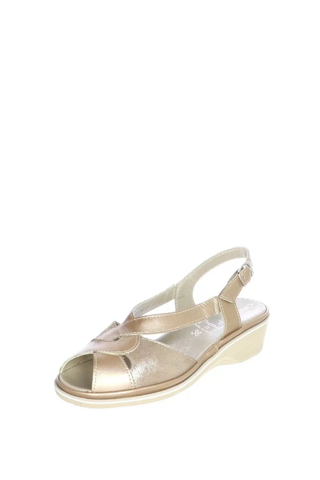 Outlet Sandalo Pianta Larga Cinzia Soft Donna Sandali E Sabot