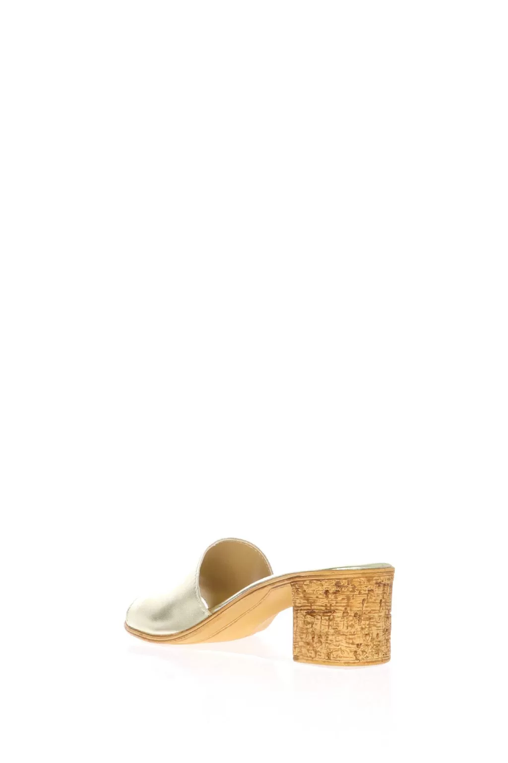 Best Sale Sandalo Scalzato Con Tacco In Pelle Oro Cinzia Soft Donna Sandali E Sabot
