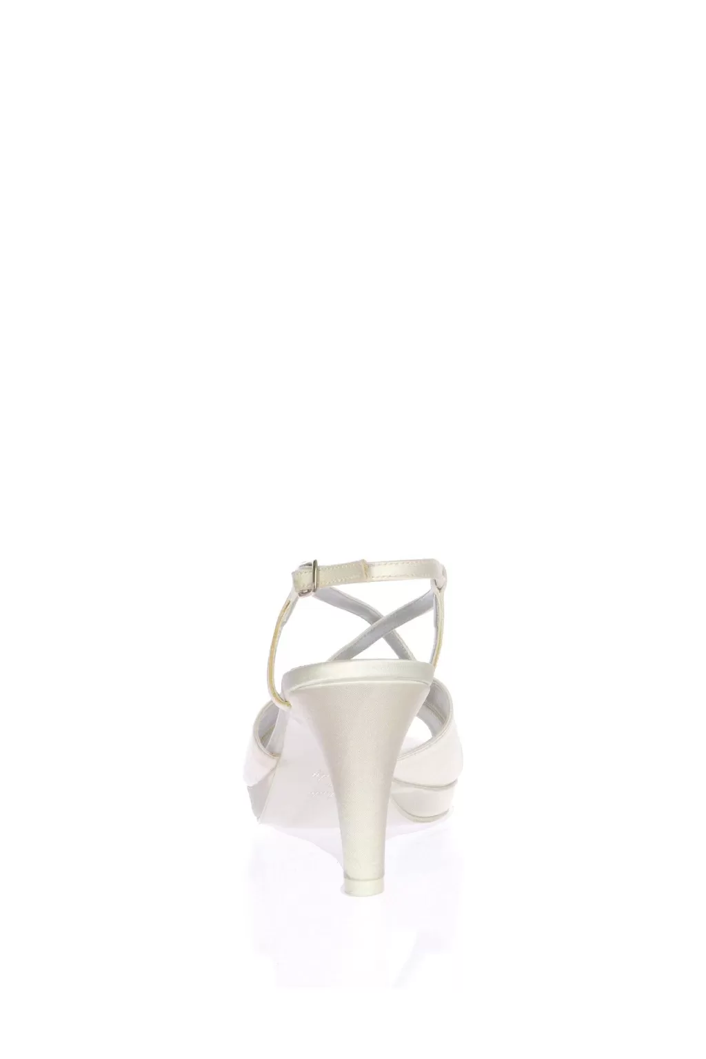 Store Sandalo Sposa Con Incrocio Di Swarovski Tacco Basso Joel 1039T7 Sposa Sandali Sposa