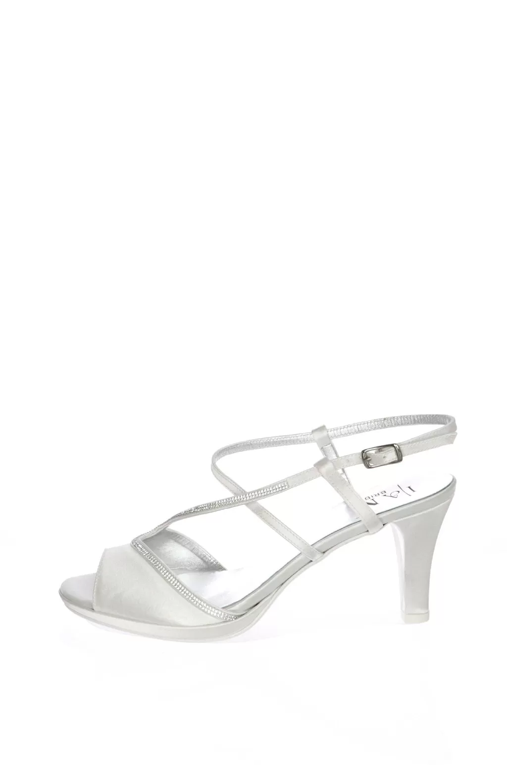 Fashion Sandalo Sposa Gioiello Tacco Basso Iam Bride Sposa Sandali Sposa