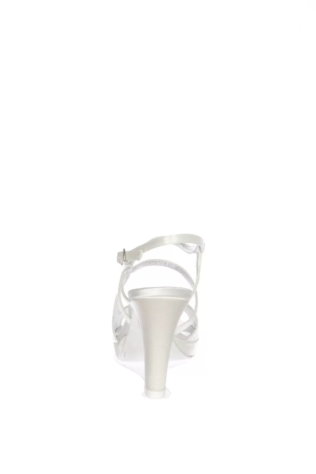 Shop Sandalo Sposa In Raso Bianco Seta Joel 6073 Sposa Sandali Sposa