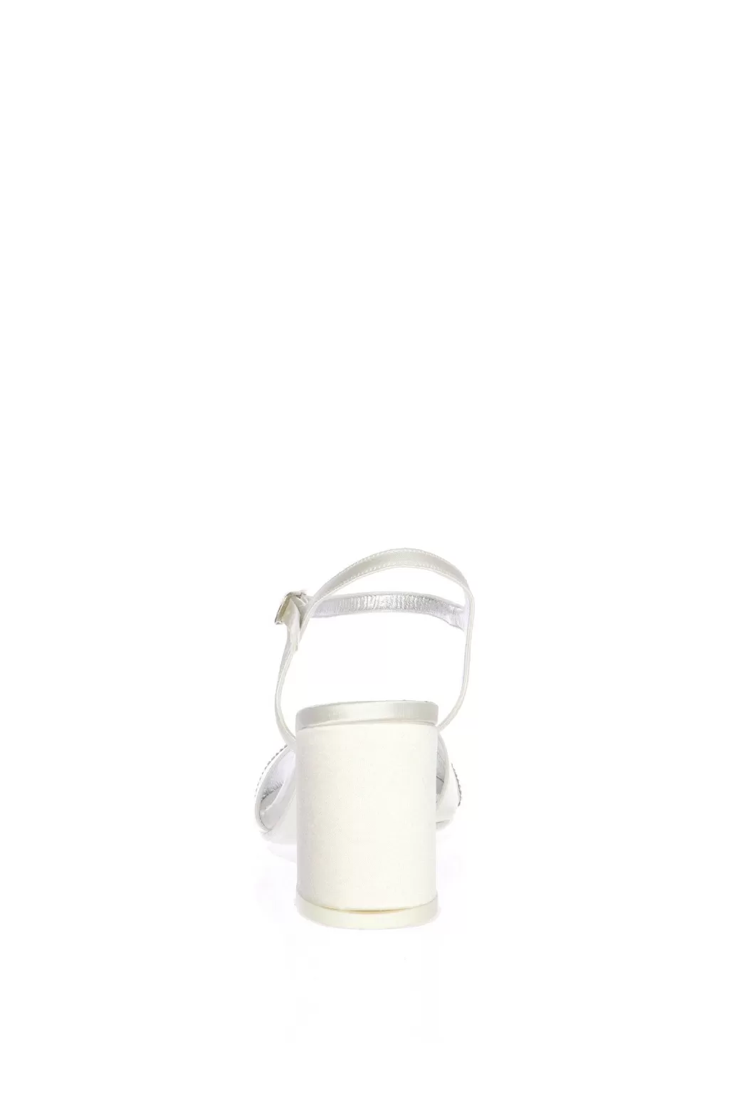 Store Sandalo Sposa In Raso Con Cinturino A Caviglia E Tacco Quadrato Sposa Sandali Sposa