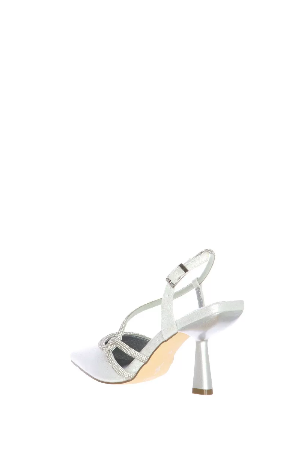 Sale Slingback Argento O Oro Con Tubo Di Strass Menbur Donna Decollete E Slingback