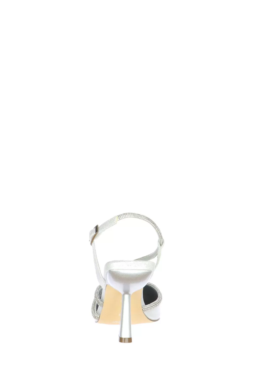 Sale Slingback Argento O Oro Con Tubo Di Strass Menbur Donna Decollete E Slingback