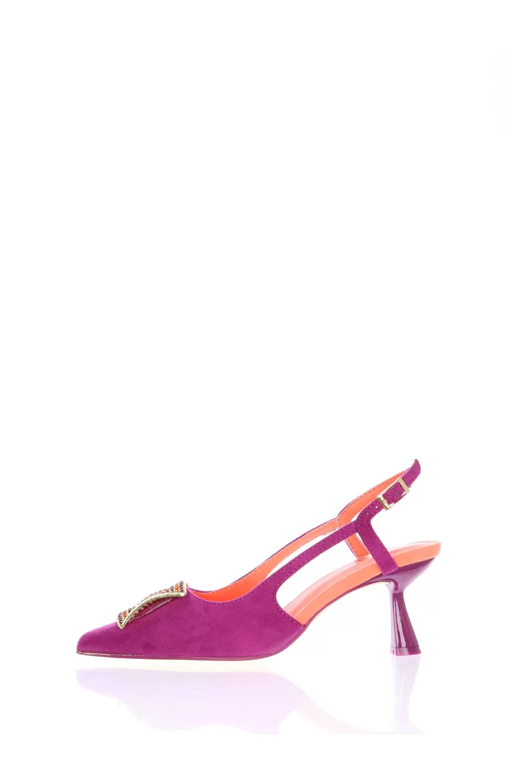 Shop Slingback Colorata Con Gioiello Menbur Donna Decollete E Slingback