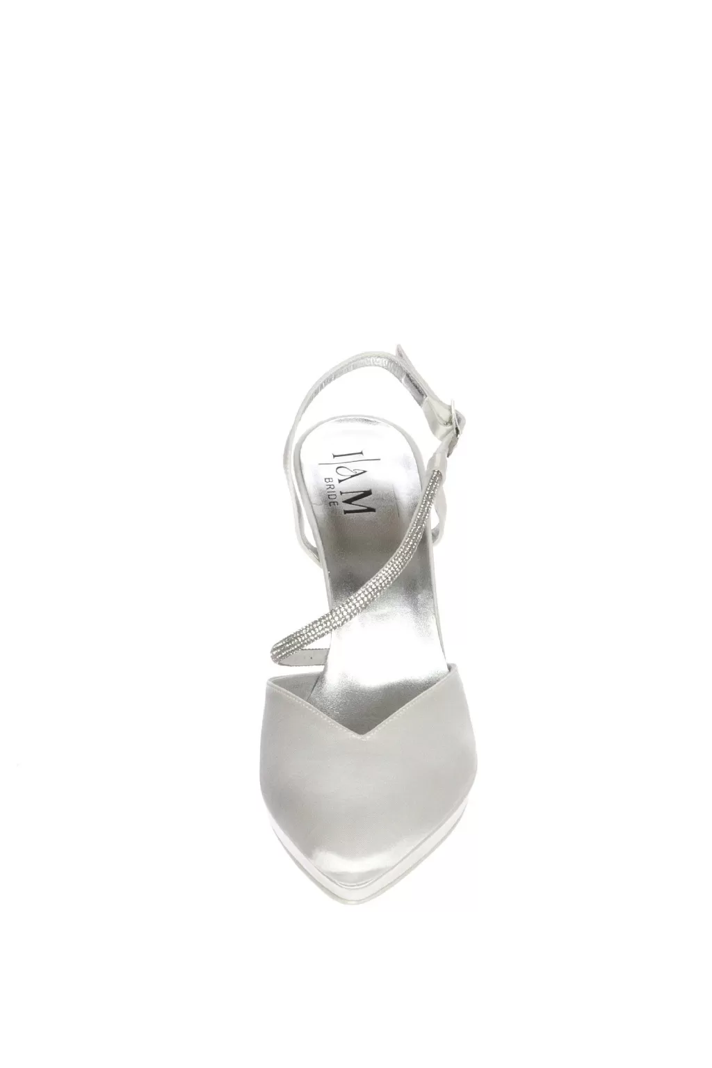 Store Slingback Gioiello Sposa In Raso Bianco Seta I Am Bride Sposa Decollete E Slingback