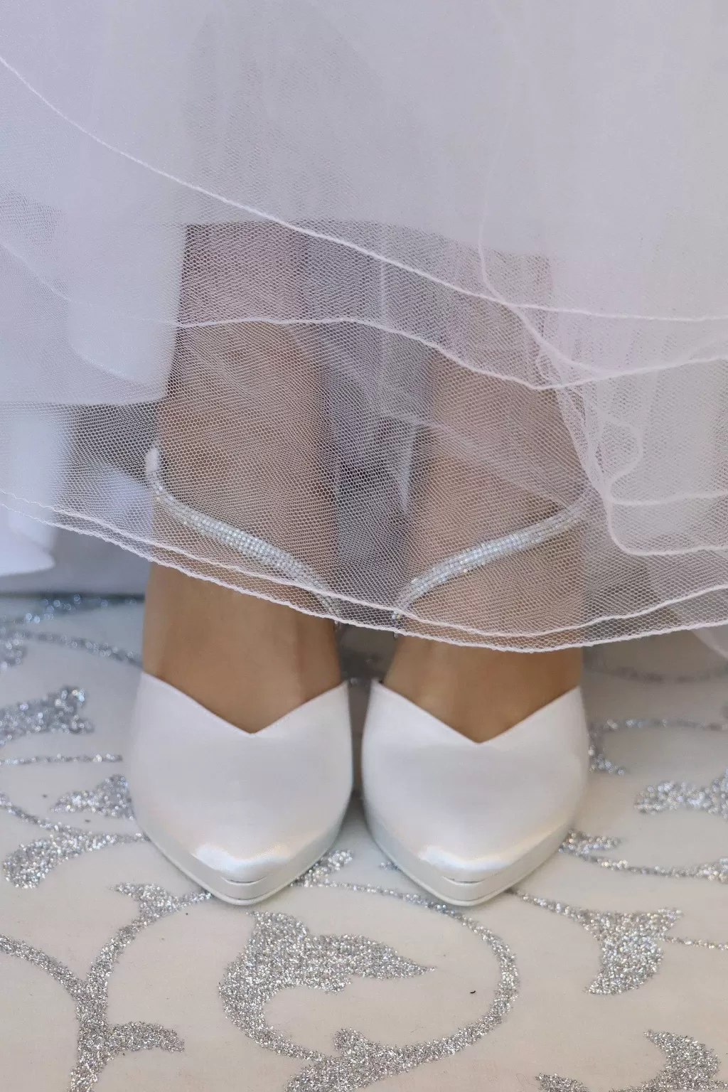 Store Slingback Gioiello Sposa In Raso Bianco Seta I Am Bride Sposa Decollete E Slingback